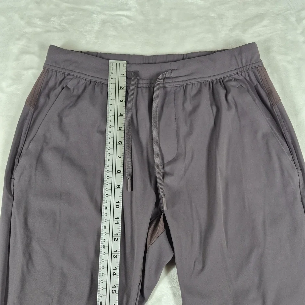 Ten Thousand Interval Pants Men's Medium Gray Purple Joggers Ankle Zip Gym Train